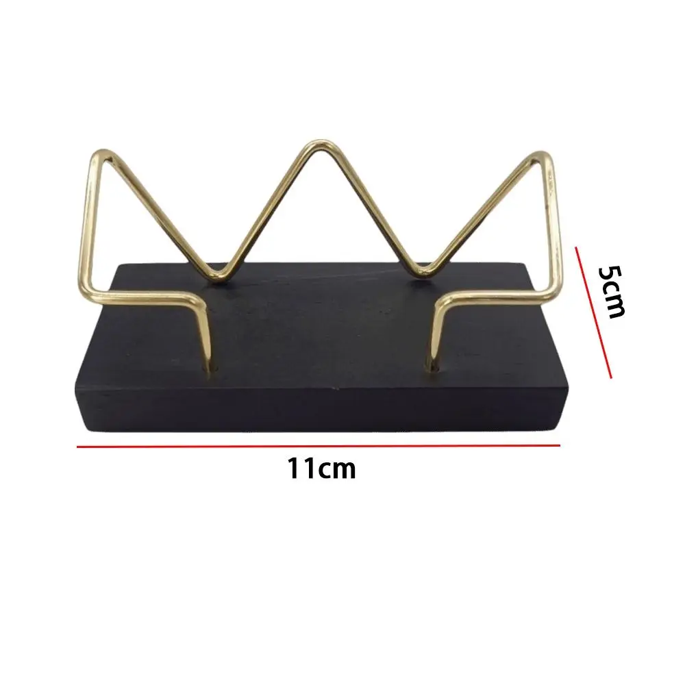 حامل بطاقة عمل خشبي عالي الجودة، صندوق تخزين مكتبي متين ومبتكر #6