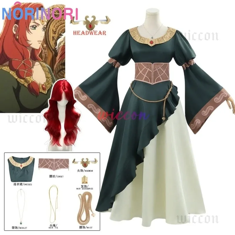 

Hera Cosplay Costume Movie Season 2 Green Dress Headwear Suit Outfits Halloween Carnival Party Fantasia Women Adult Clothing