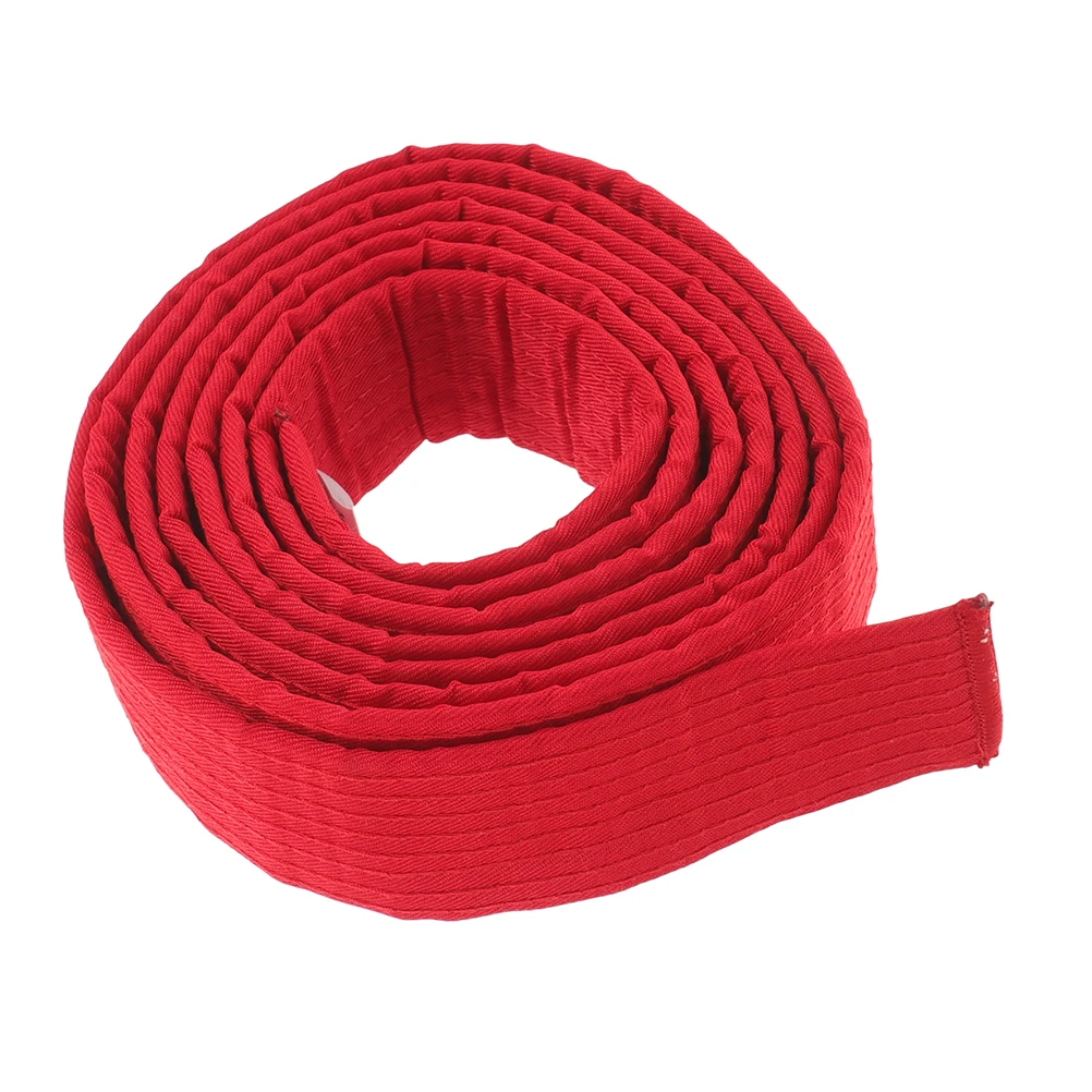 

Taekwondo Belt Red For Women Men Martial Arts Training Gear Karate Uniform Waist Support Durable Cotton Wrap Unisex