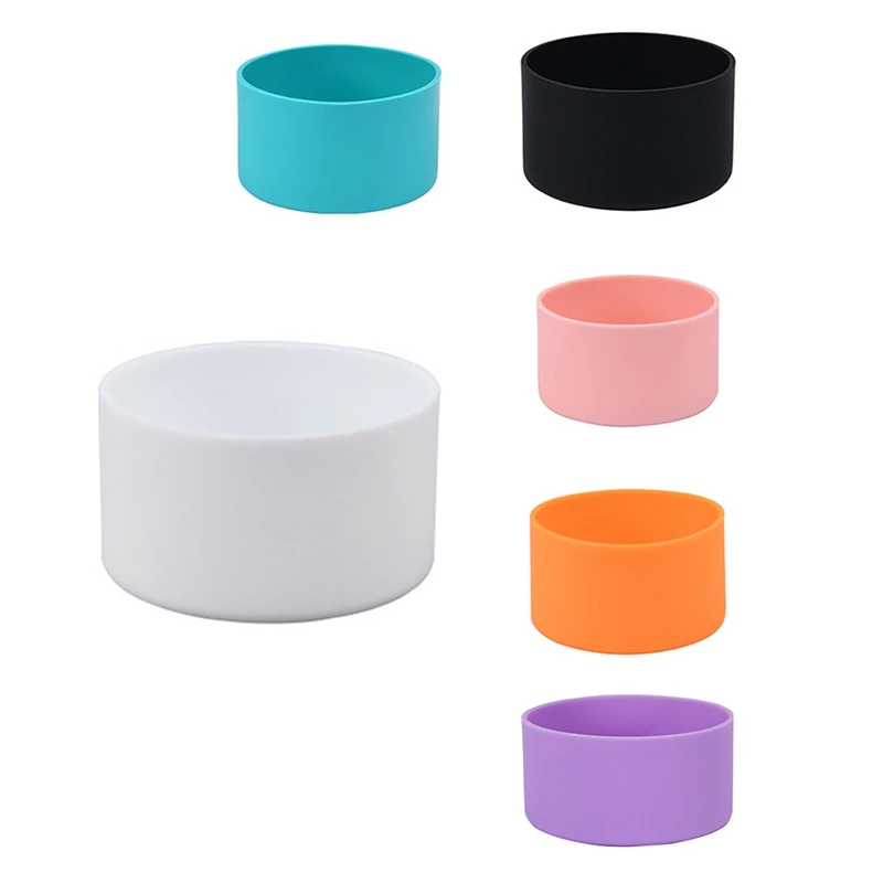 8PCS Silicone Cup Cover 7.5Cm Protective Space Cup Cover Bottom Cover Water Bottles Cover 20 Oz