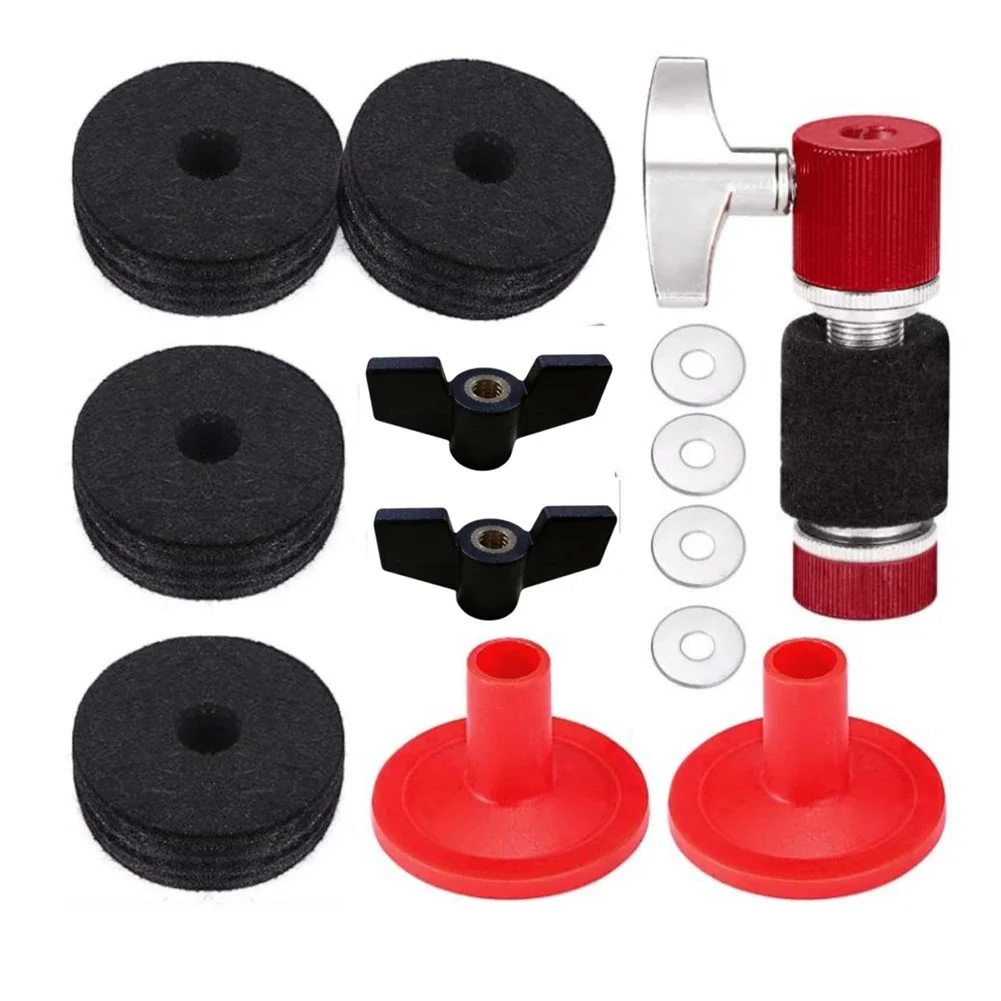 Non Slip Drum Felt Cymbal Stand Felts Felt Washers And Sleeves High-quality Felt Material Improving Cymbal Sound