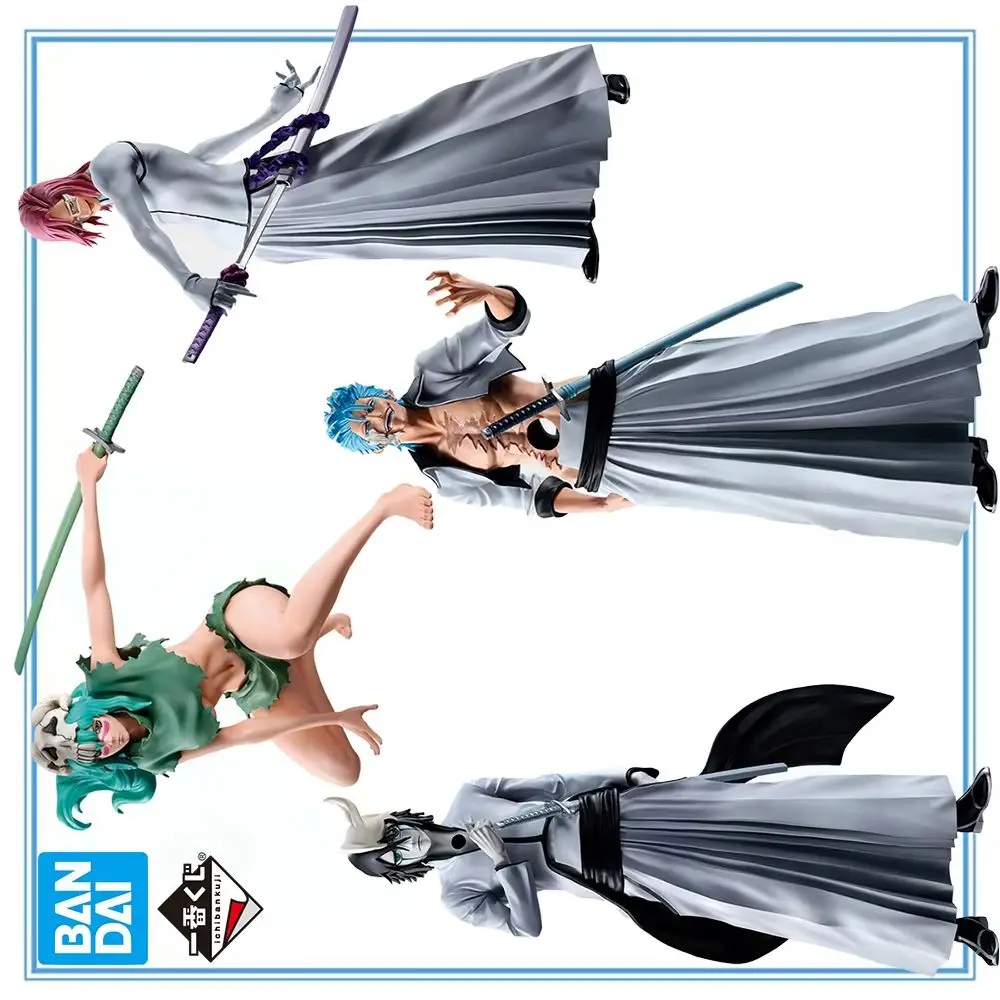 

100% оригинал Bandai Spirits Ichiban Kuji Bleach Ulquiorra Cifer Bleach Szayelaporro Granz Nelliel Tu Oderschvank аниме фигурка