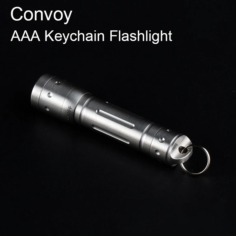 Convoy AAA Flashlight with XPE2 Led EDC Torch Flash Light Mini Linterna Led Keychain Latarka Small Lantern