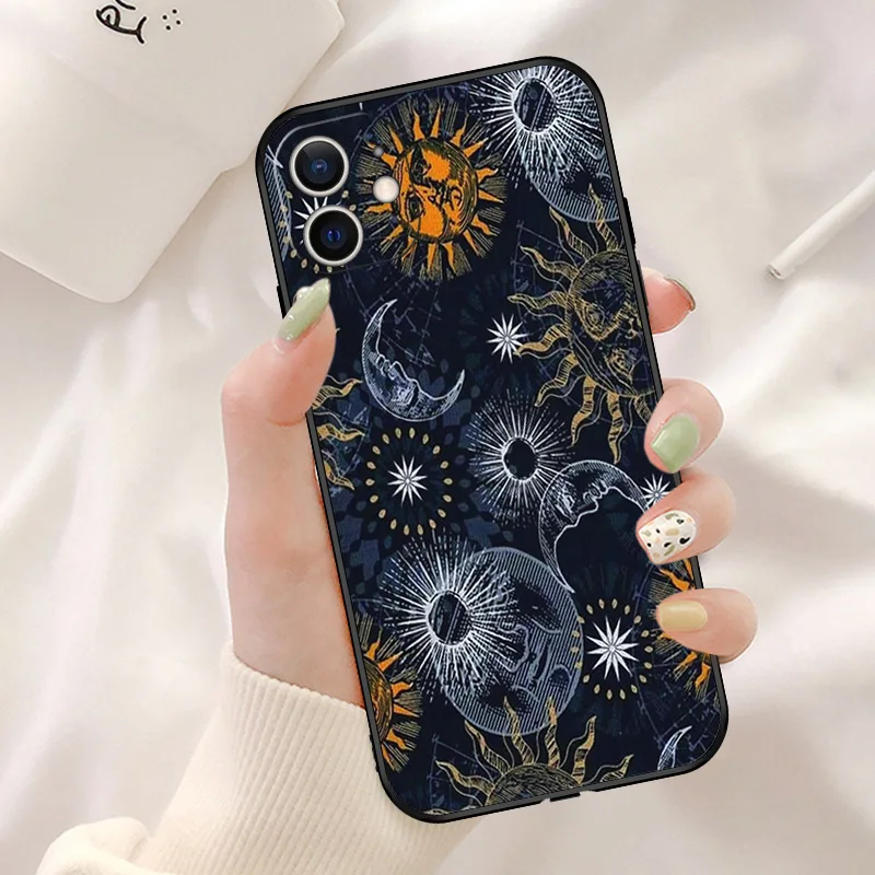 Anti-Drop Soft Phone Case For iphone 16Plus 11 12 13 Mini 14 15 16 Pro XS Max XR 7 8 Plus 16Pro 12 Zodiac Pisces Scorpio Cover