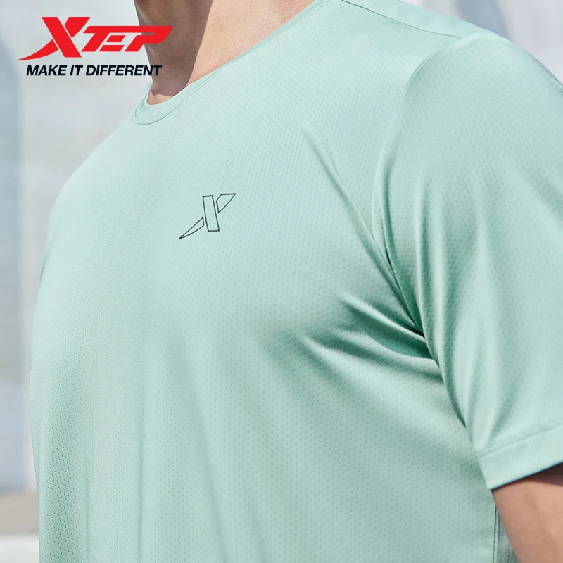 XTEP Men's T Shirt Shorts 2025 Spring Summer Shock Absorption Cushion Tops Bottoms Climbing Outdoor  Mixed Color 875229A70154