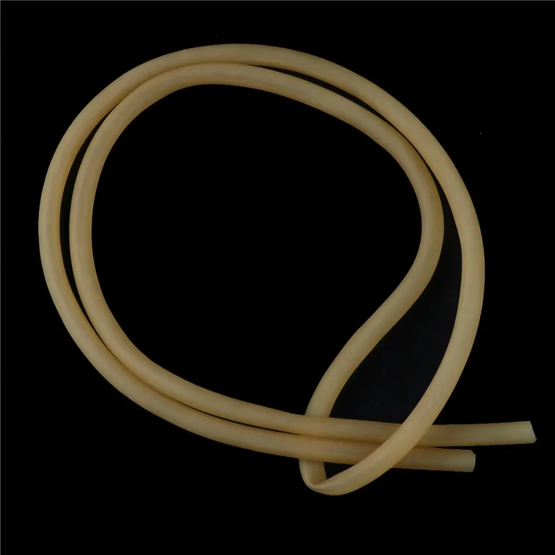 

1m 4*6mm/6x9mm Medical Rubber Hose Amber Latex Tube Bleed Tube Surgical Elastic Rope Band