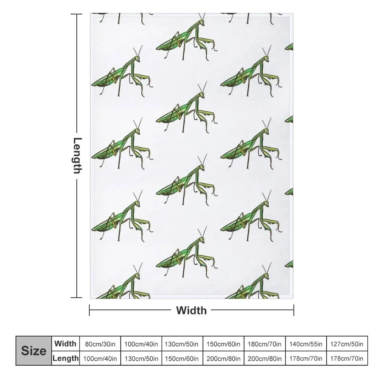 Praying Mantis Throw Blanket Blankets For Sofas Comforter heavy to sleep christmas gifts Nap Camping Blankets