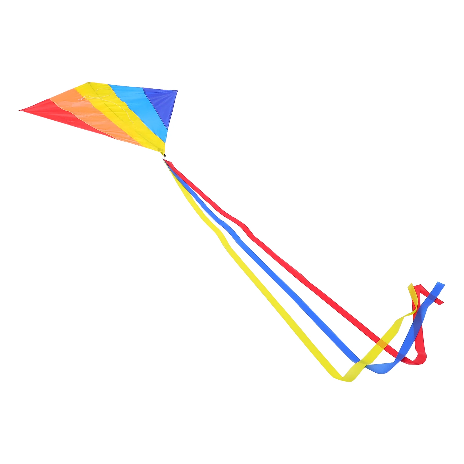 

Rainbow Kite Long Tail Kids Outdoor Toy Diamond Shaped Colorful Butterflies for