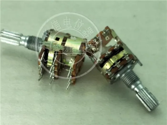 The A50K handle of Model 16 double-band switch potentiometer contains 20mm thread length flower