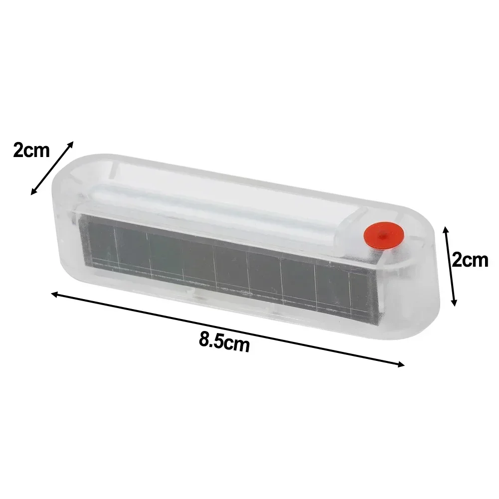 Mini LED Solar Power Car Strobe Light Night Security Simulated Alarm Anti-Theft Anti-rear Caution Lamp 5V 3W 2A