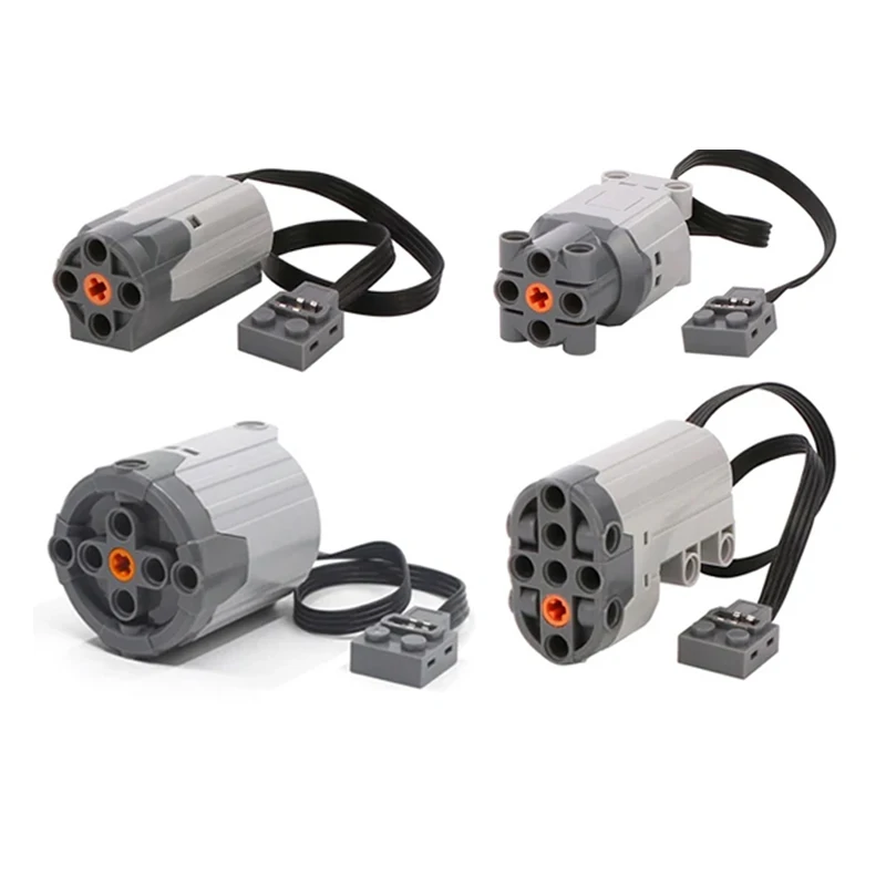 Motor 8883 m para legoeds, funções de energia de alta velocidade, blocos de construção, motor elétrico de 600 rpm para carro moc/trem, brinquedos técnicos diy