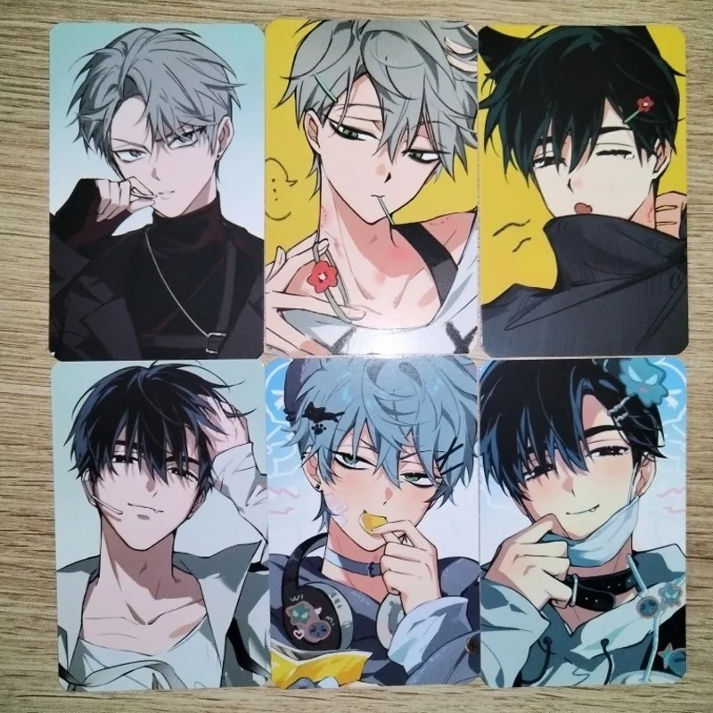 6Pcs/Set ALIEN STAGE IVAN TILL Card Bookmark Korea Anime 3 Inch Small Card Lomo Stationery High definition and high quality Gift