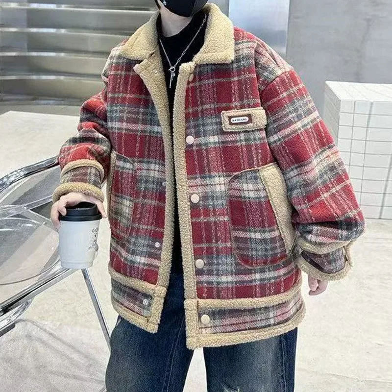 New  Boy Jackets Plaid Thickness Kids  Coats  Baby  Children Outerwear Winter Autumn   2025-201