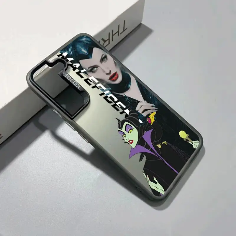 Movies-Maleficent Phone Case For Samsung S24 S22 S21 Plus Ultra S23 S20 FE Note 20 Hard Matte Shell Protective Cover Fundas