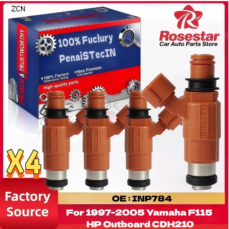 Fuel Injector Set 4PCS For Chevy Tracker Mitsubishi Mirage Suzuki Vitara 1999-2003 INP784