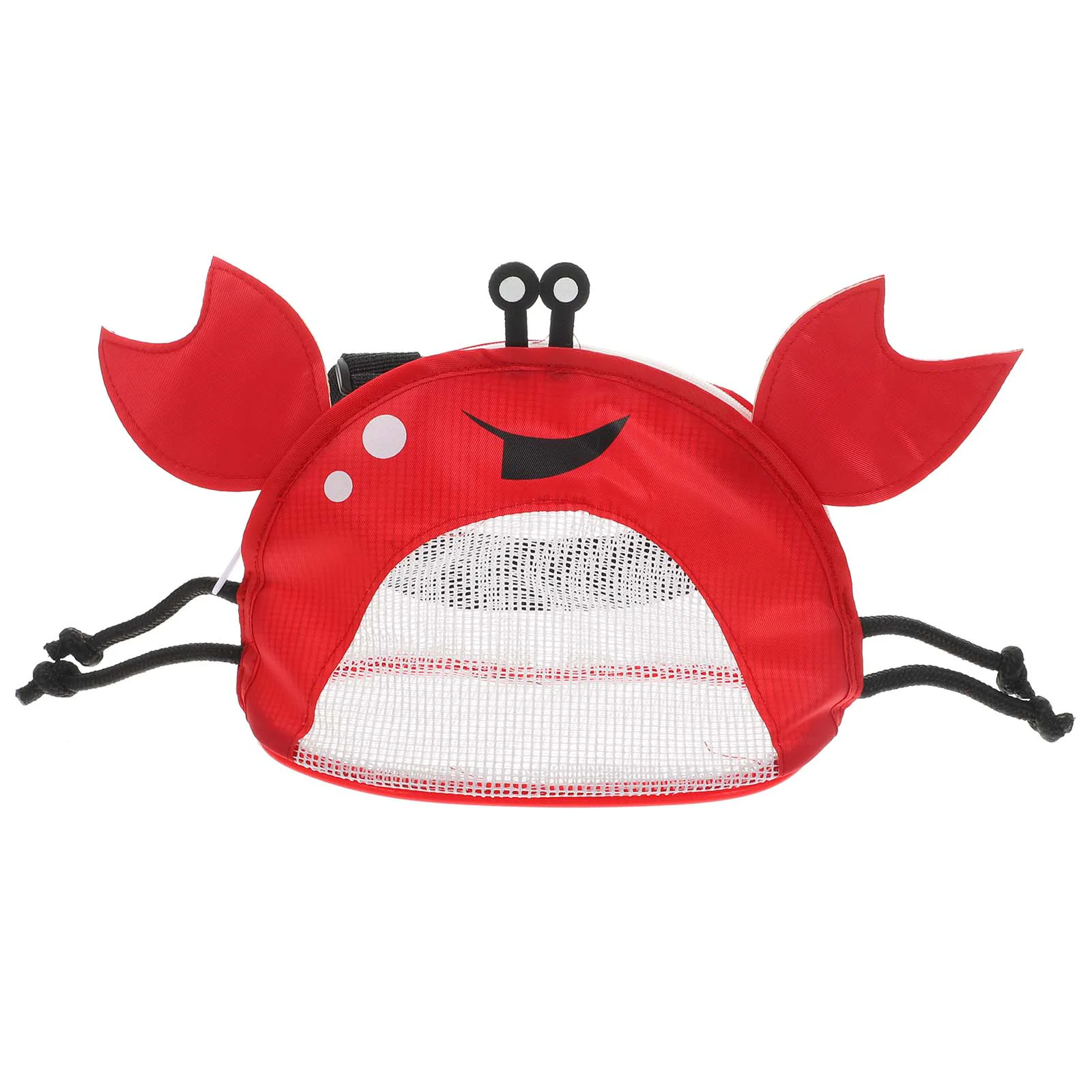 

Crab Beach Bag Mesh Bags with Zipper Sandbox for Kids Shell Tote Collecting Toy