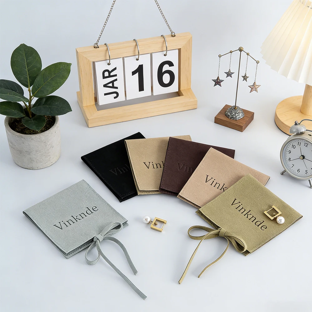 

Замшевые конверты из микрофибры с логотипом, подарочная упаковка, ювелирные изделия, кольца, дисплей, рождественский свадебный мешок для хранения