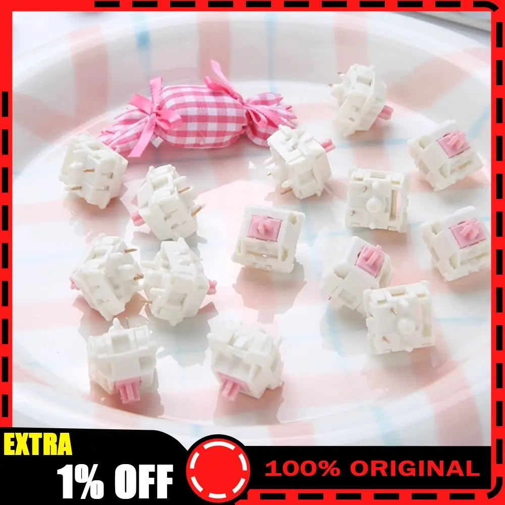 

YUNZII линейный переключатель, триггеры для конфет, 45 г, с возможностью горячей замены, индивидуальные игровые механические клавиатуры, аксессуары, переключатели, подарок «сделай сам»