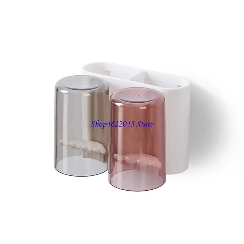 

L69a без удара на стене на стену зубной щетки установлена ​​напористая билочная полка многофункциональная домашняя прибора для