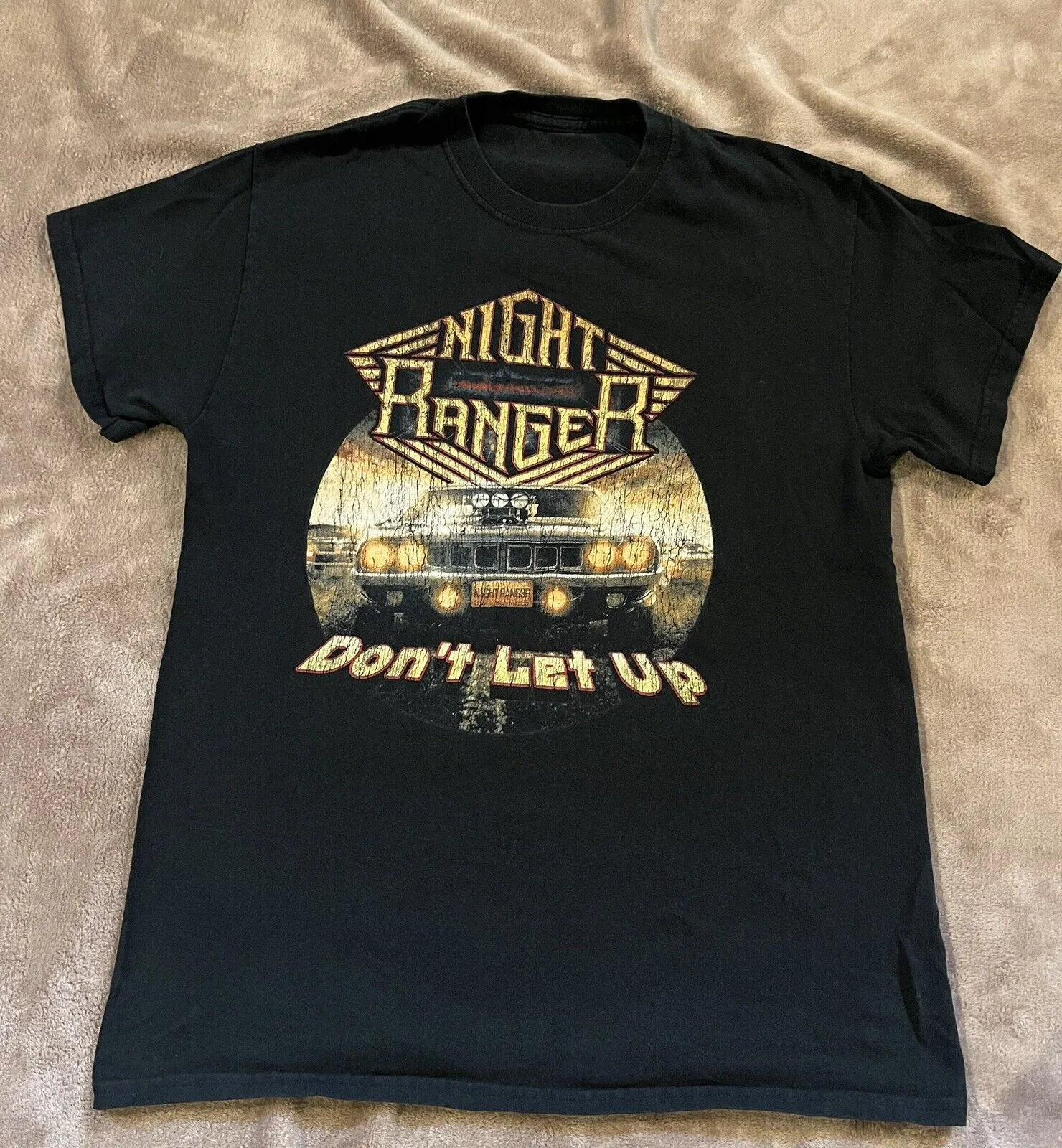 Night Ranger Band Concert Tour Dont Let Up Unisex T-Shirt Size S to 5XL PP721