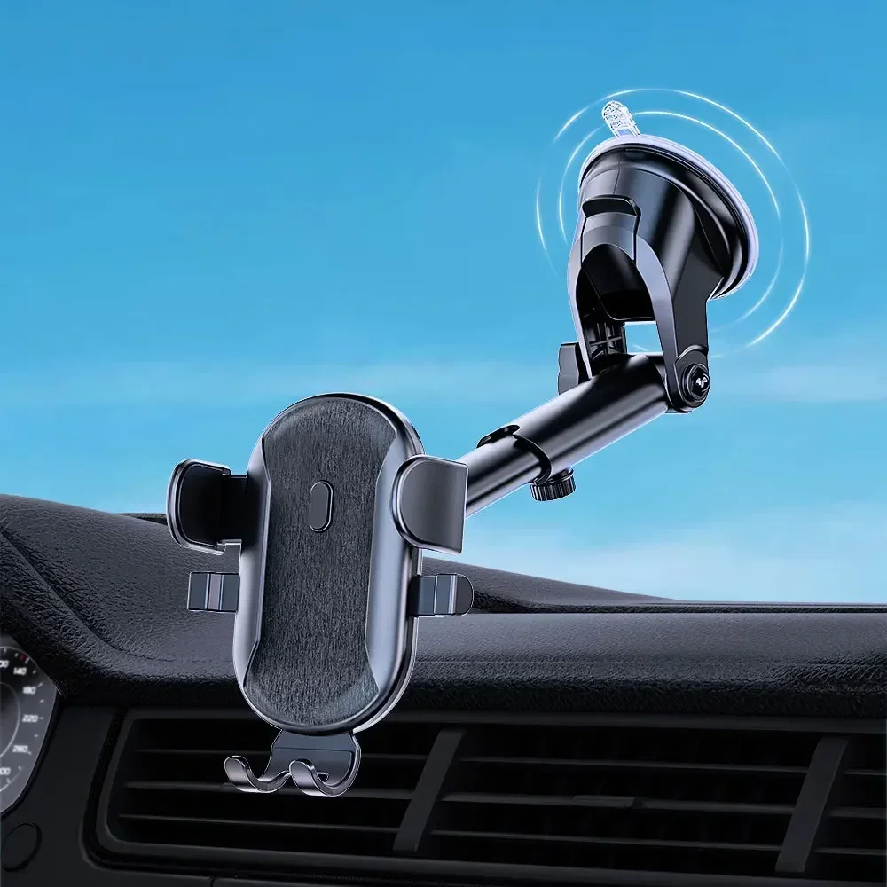 Car Phone Holder Cell Phone Mount for Car Dashboard Windshield Automobile Cradles Dash Stand Bracket for IPhone 14 13 12 Android