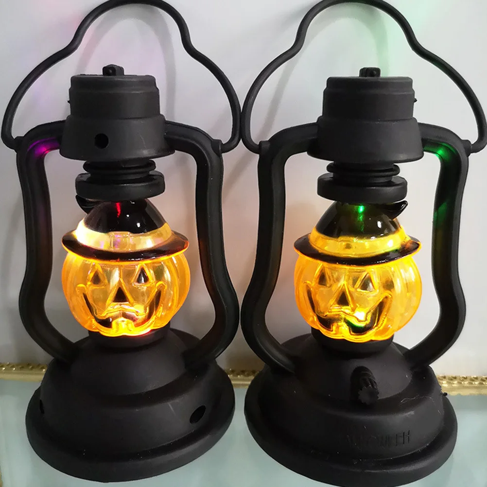ديكورات الفانوس الأصدقاء الخريف للمنزل أضواء اليقطين الهالوين البرتقالية مقبض الليل