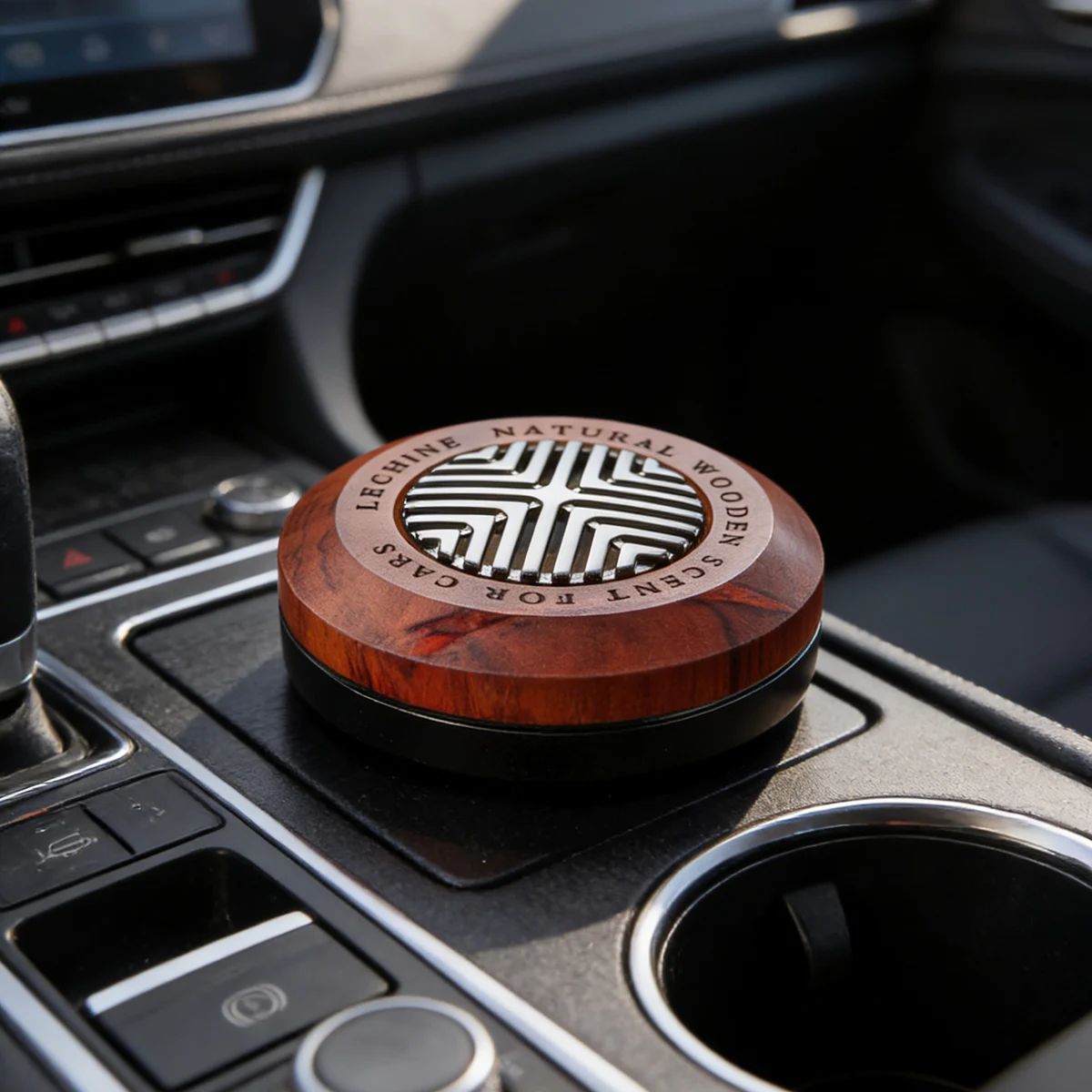 10 ML Wood+Metal Car Air freshener Luxury Simple Design Oil Diffuser Car Perfume Vintage Good Smell Car Ornament Auto Fragrance