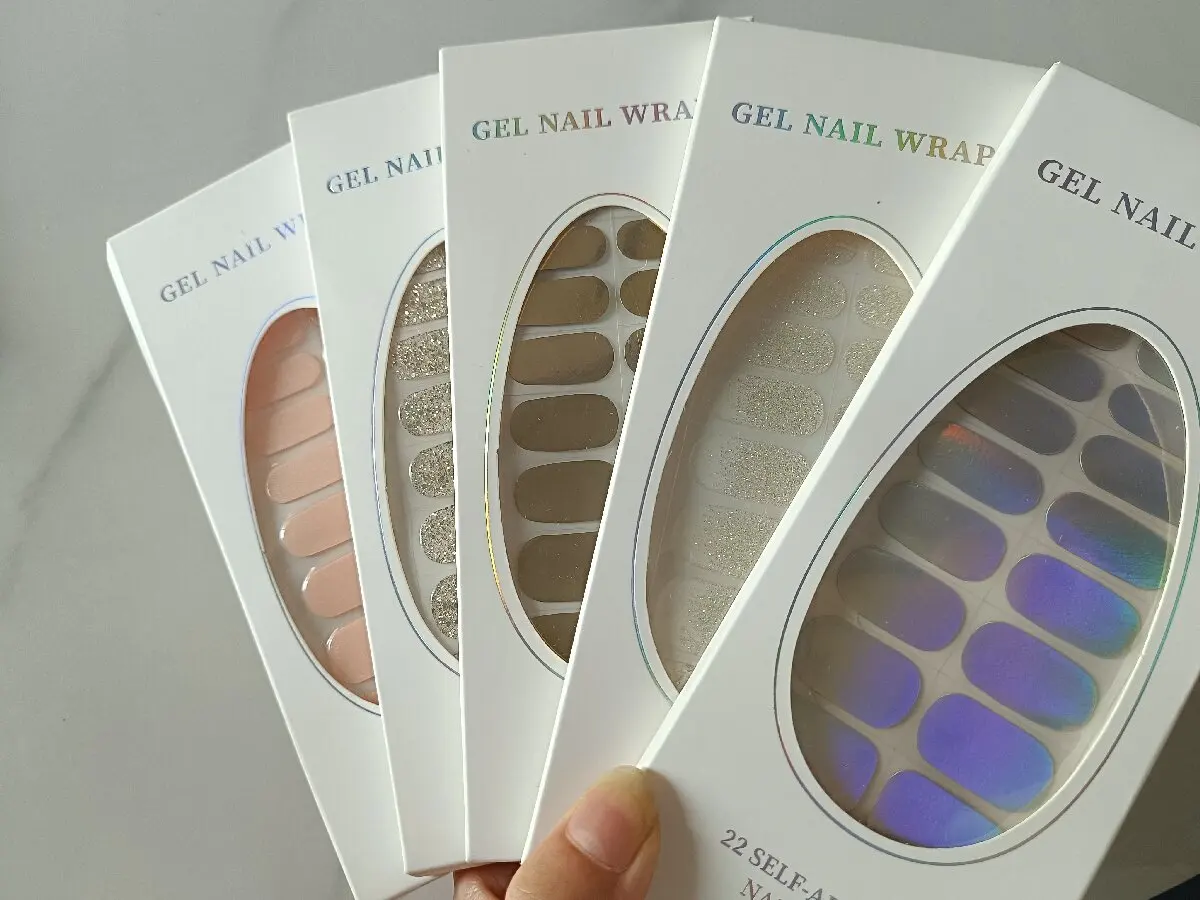 

22Tips Easy DIY Full Cured Gel Nail Stickers No Lamp Needed Long Lasting Christmas Shiny Finish Universal Fit for All Nail Sizes