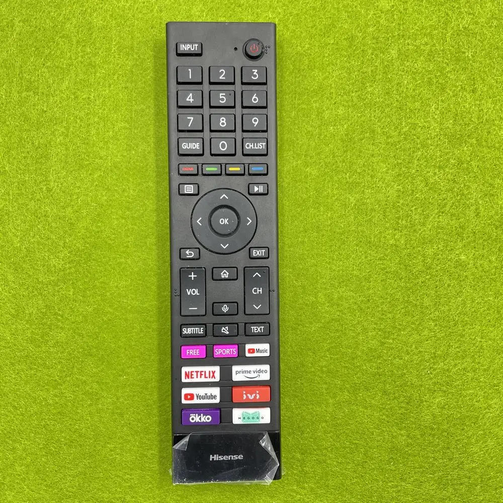 USED Original Bluetooth Remote Control  for Hisense  led tv with netflix google play YouTube  okko rakuten tv