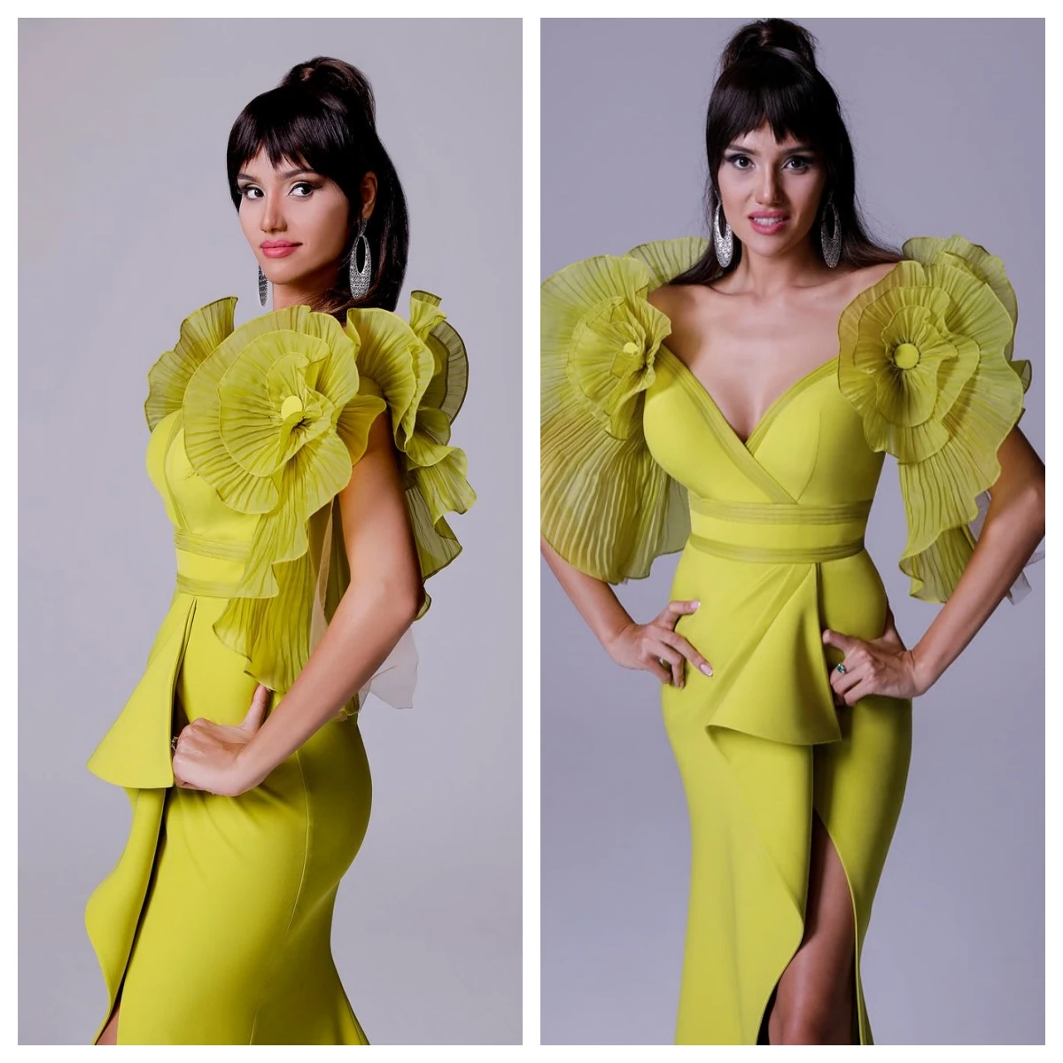 Customized Evening Dress Jersey Strapless Off the Shoulder Sleeveless Prom Gowns Mermaid Sweep Train Appliques Party Dresses