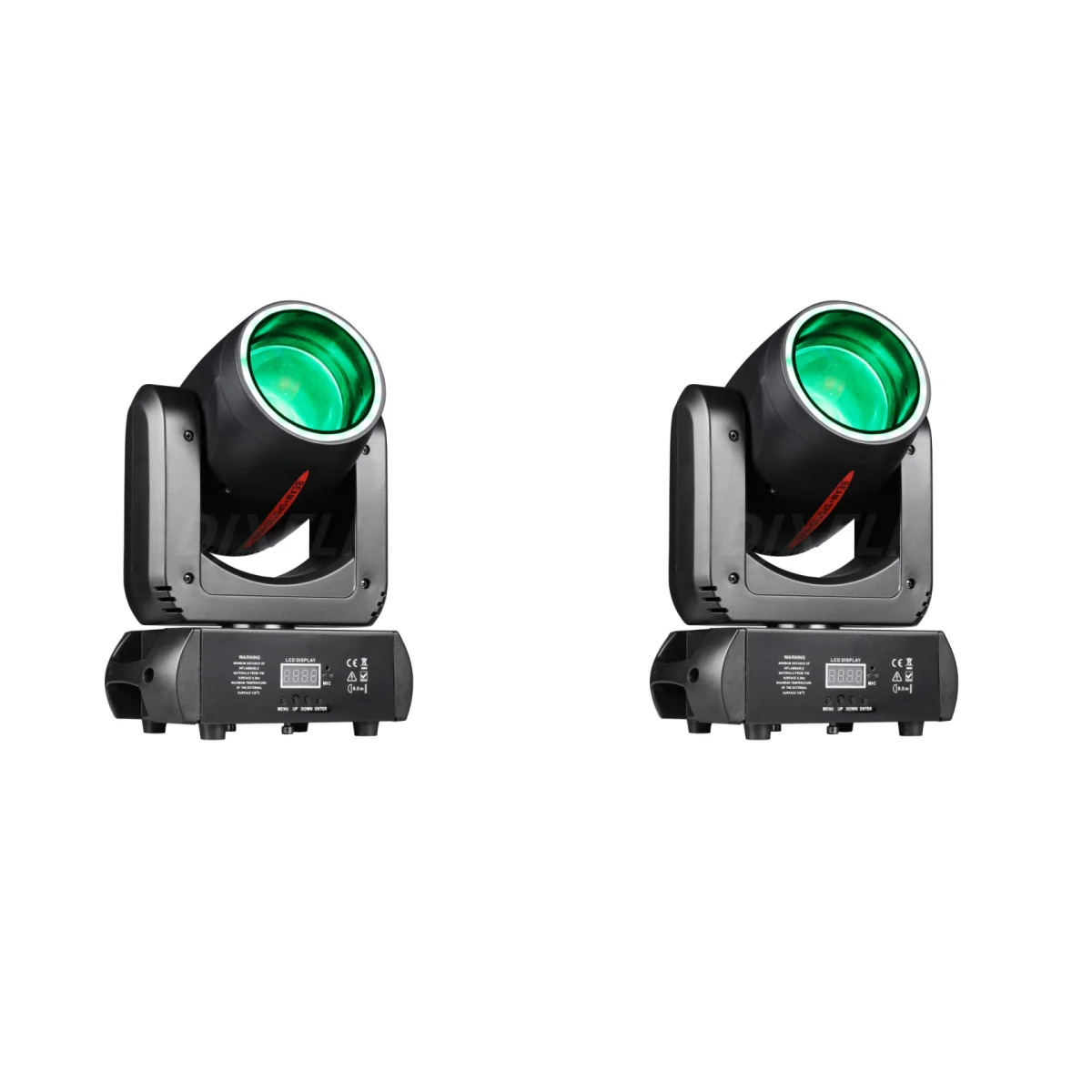 180W Mini LED Moving Head Lights 3in1 Beam & 3D Spot & Halo Effect 18 Rotating Prisms 8 Colors & 8 Gobos DJ Disco Ball Disco Stagelights