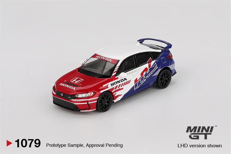 

[Предварительная продажа] MINI GT 1:64 TYPE R 2024 Pace Car HRC 1079, литая под давлением модель автомобиля