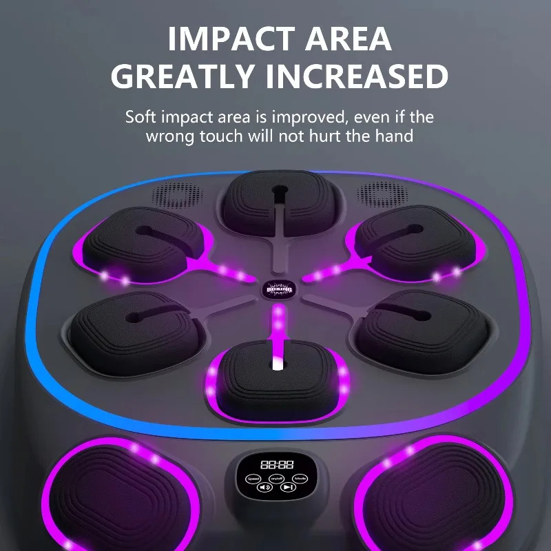 2026 GORDON OEM Smart Wall Mount Music Boxing Target Punching Bag Dummy Workout Equipment Free Sample Music Boxing Machine For A