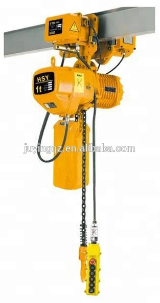 رافعة كهربائية بسلسلة 10 طن من الفولاذ المعتمد من CE ارتفاع الرفع بطول 4 أمتار