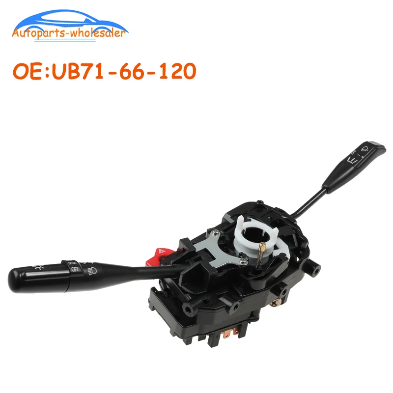 UB71-66-120 de coche UB7166120 para Mazda B2000 B2600, combinación de intermitentes, interruptor de limpiaparabrisas de columna de dirección