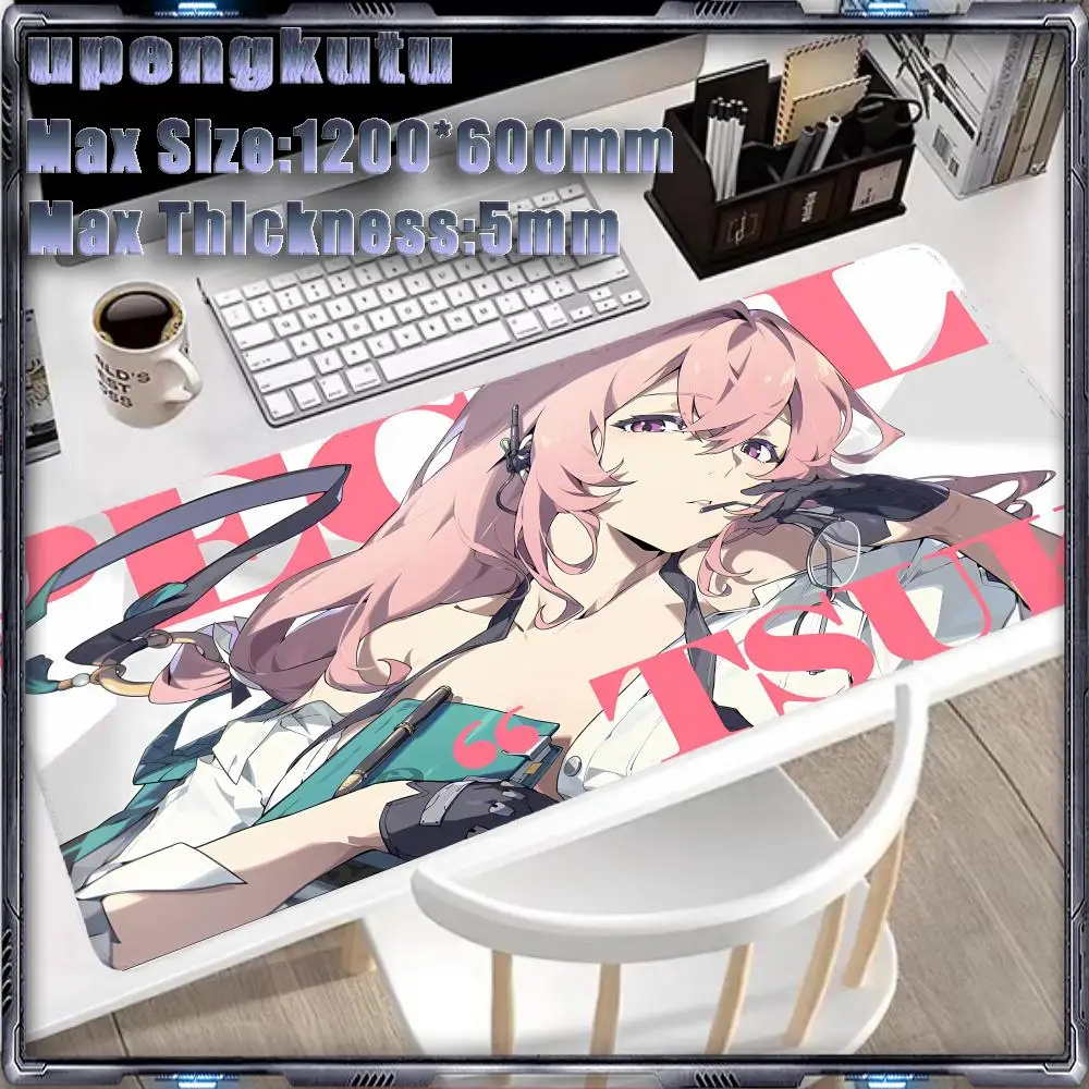 

Gamer HD Printing Gaming Mousepad Rubber Zenless_Zone_Zero pc accessories Laptop Desk Mat