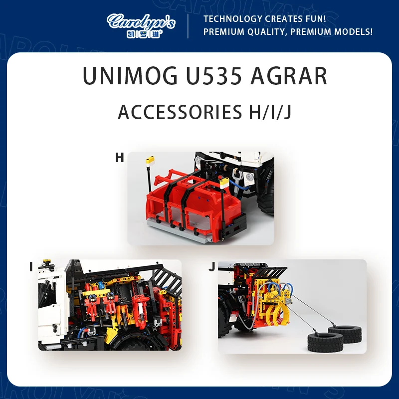 Carolyn's Unimog U535 Agrar Design by Furchtis Off-Road Car Transport Shovel Forestry Winch Lumberjack Digital Instructions Only