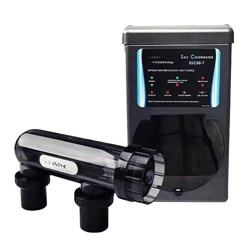 2025 Water Crown Salt Water Chlorinator for Swimming Pools Electrolysis Chlorine Generator for Circulation Disinfection