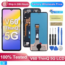 AMOLED For LG V60 LCD Display Touch Screen Digitizer Assembly For LG V60 ThinQ 5G LM-V600 LCD Display Replacement Parts