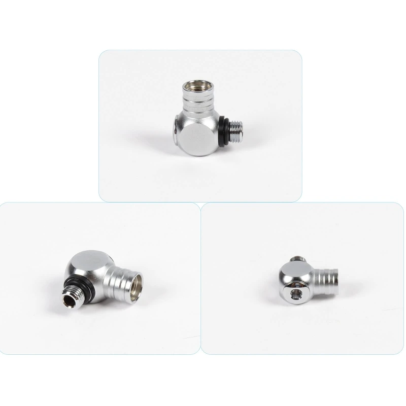 360 Degree Rotation Hose Adapter Low High Pressure Diving Accessories Regulator Connector Fit for 1nd Stage