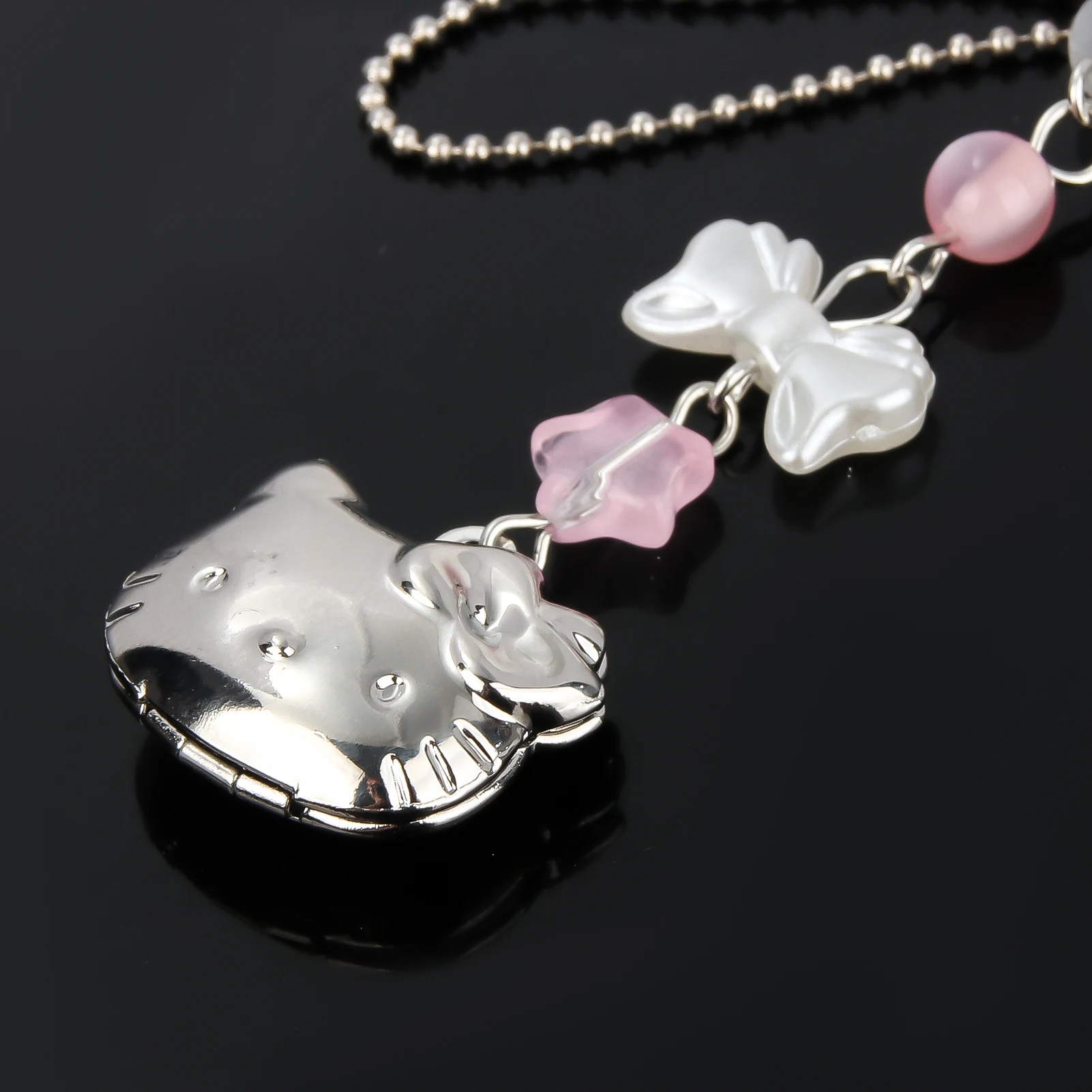 Anime Sanrio Hello Kitty Keychain Bag Phone Charm Lolita Goth Purse Decor DIY Pendant Hanging Key Decoration Best Friend Gift image 3