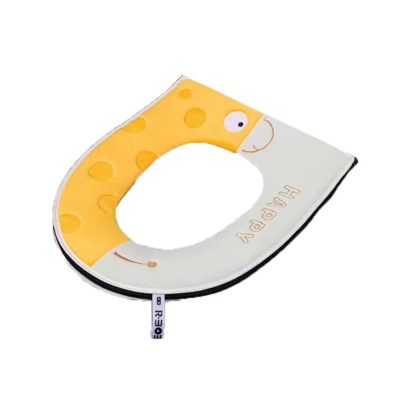 Winter Warm soft toilet seat cover pad home toilet mat pad Four Seasons universal waterproof zipper WC cushion Cape potty case