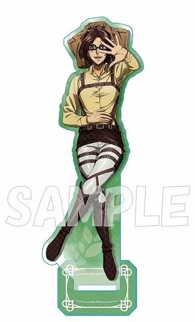 Attck On Titan أنيمي Erwin الاكريليك حامل دمية جان إرين ليفي نموذج لجسم لوحة تأثيري #3