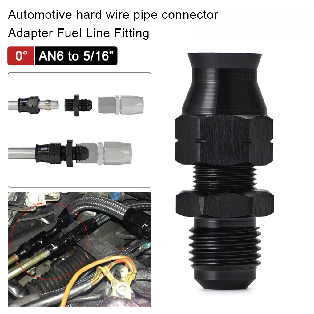 

Hose End AN6 Universal Straight Fireproof Solderless Construction Pipe Fitting Easy Assemble Car Accessory Cars Repair