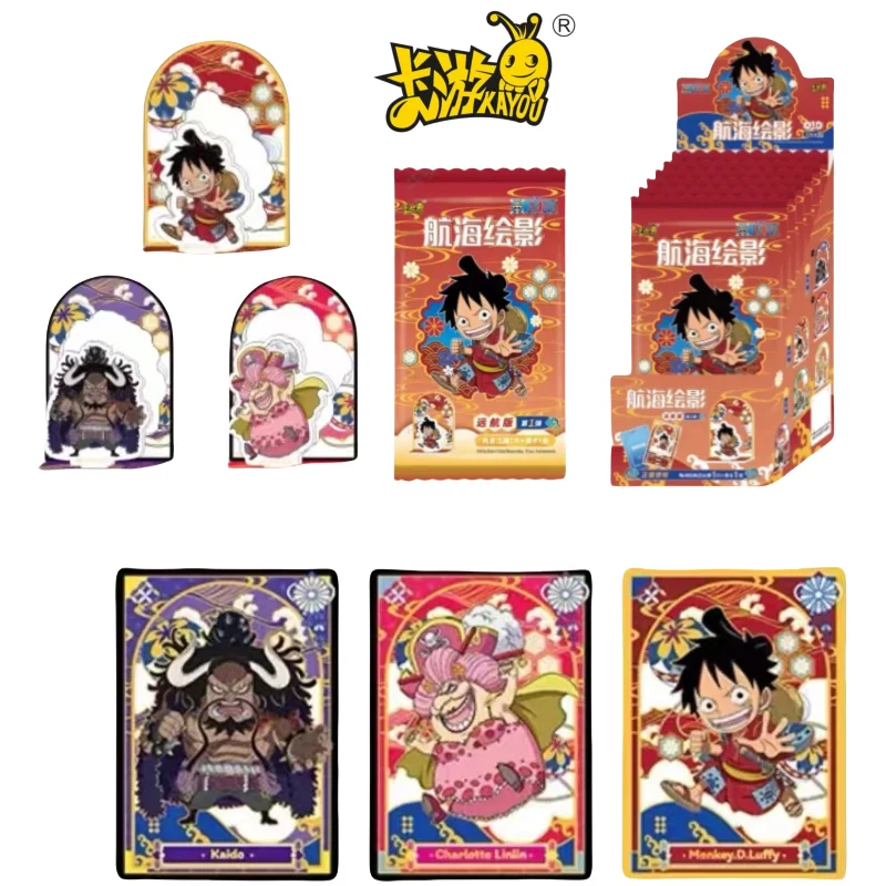 

KAYOU цельная подставка с морским изображением Voyage Edition, натуральная акриловая игрушка, орнамент, периферийные коллекционные карты, детский подарок