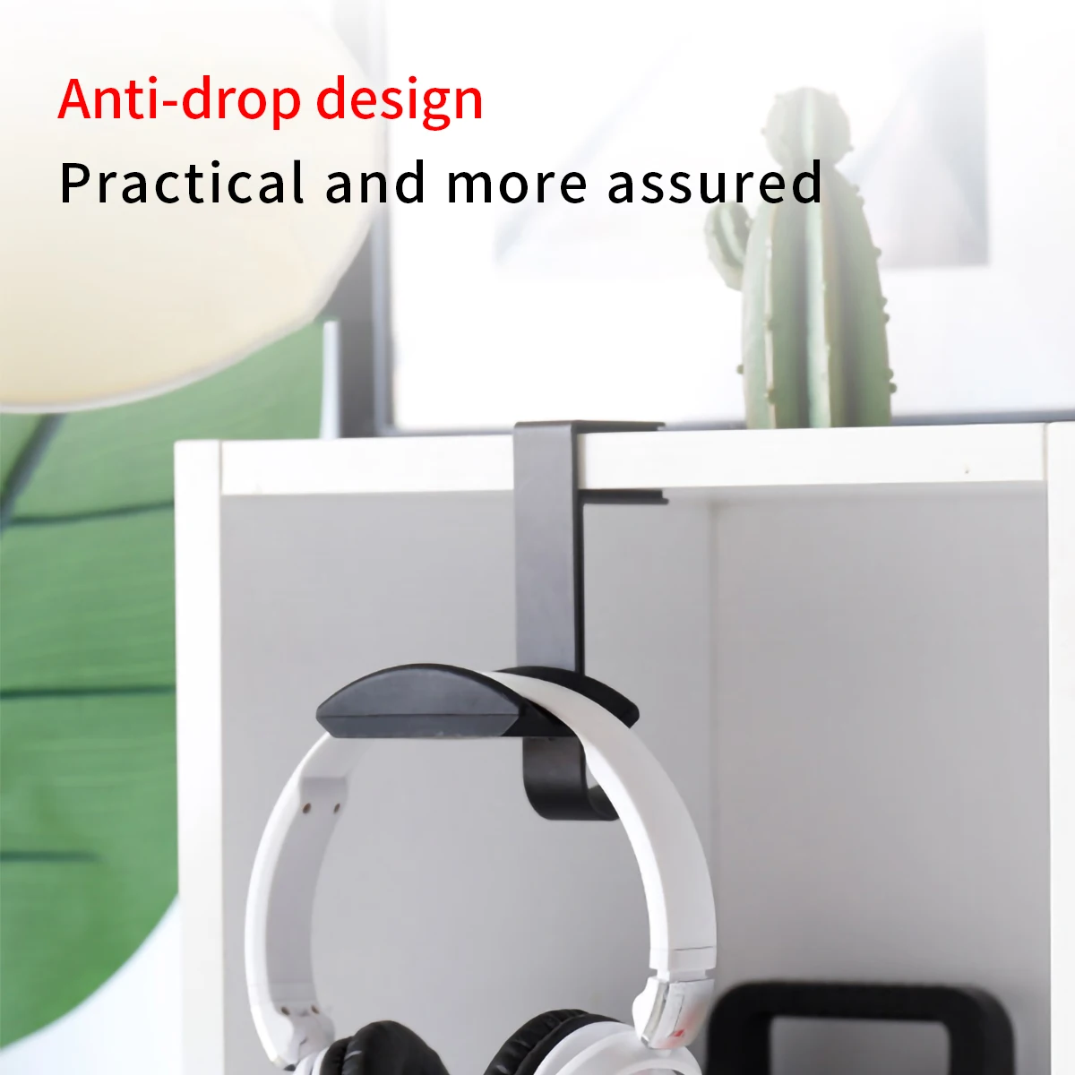 Metal Gamepad Hanger Headphone Stand Earphones Holder Headset School Bag Bookcase Desktop Display Hook Bracket