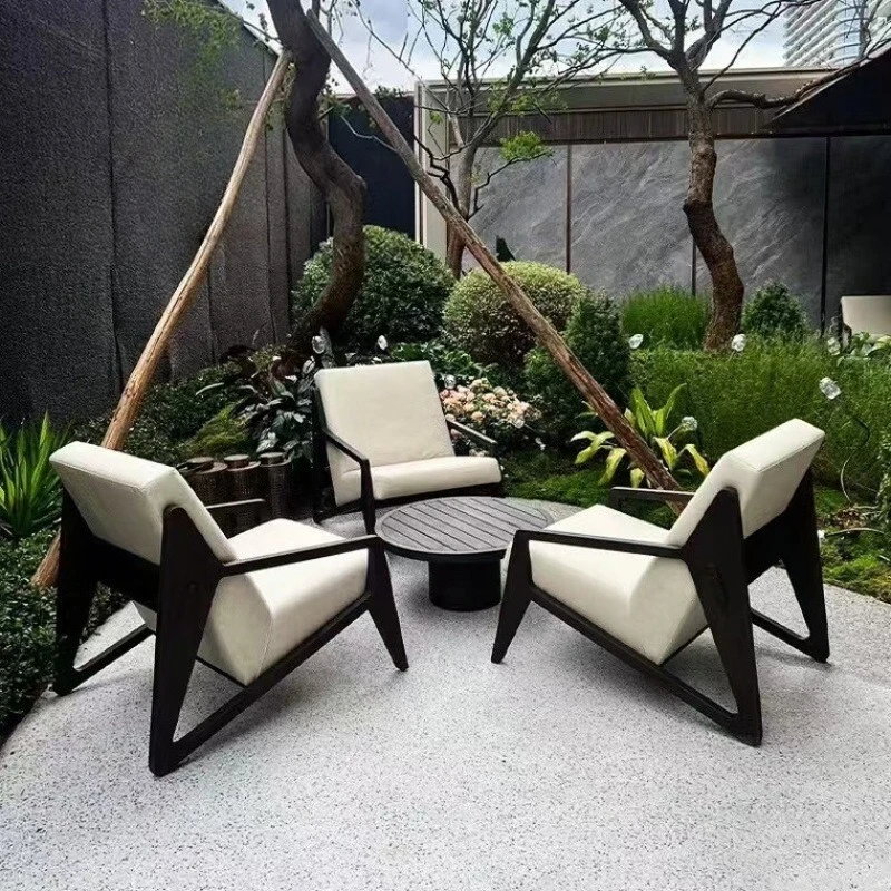 

Outdoor sofa courtyard, outdoor balcony leisure garden lounge chair, villa hotel furniture