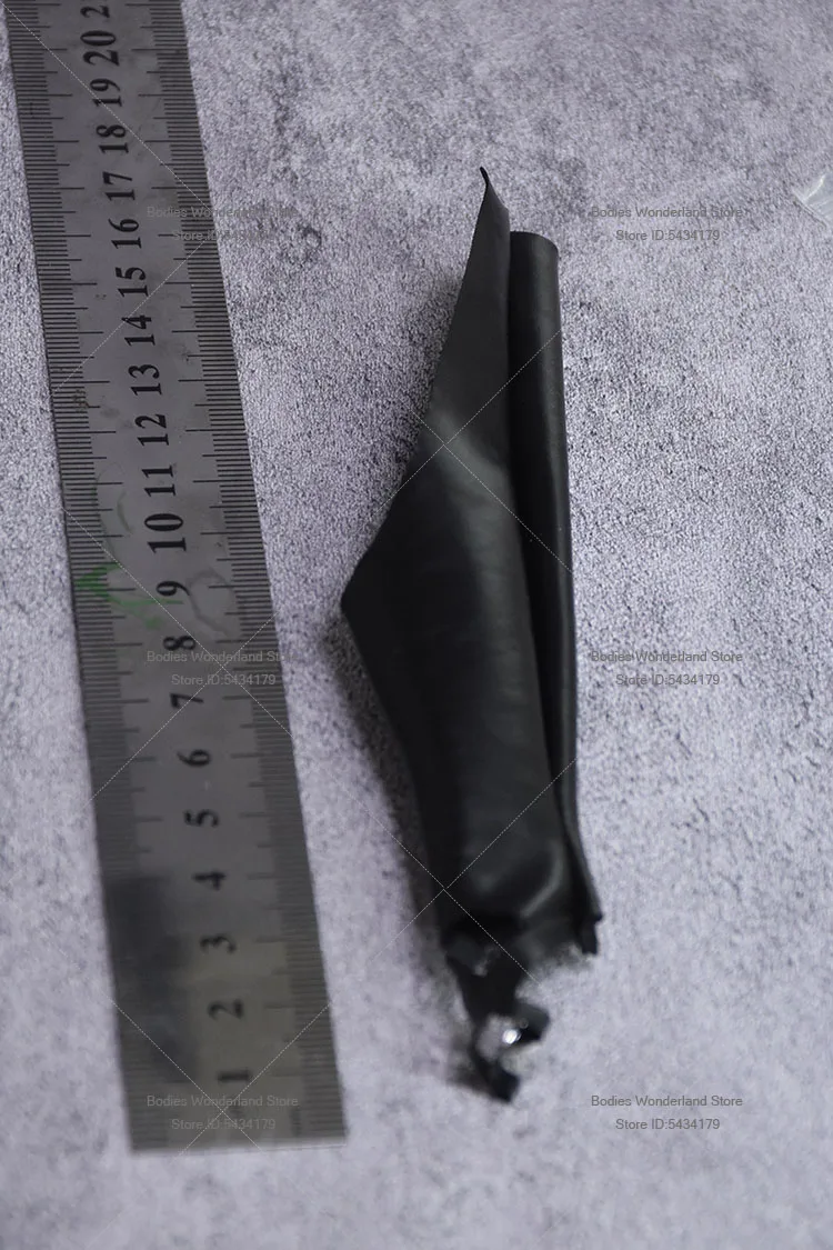 1/10 Maßstab, weibliche Soldatin, Kleid mit hohem Halsausschnitt, rückenfreies Design, elastisches Leder, Kleidung für 15 cm große Actionfiguren.