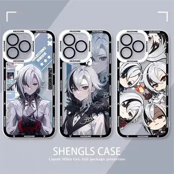 Pouzdro na telefon Genshin Impact Arlecchino pro Redmi Note 13 12 Pro Plus 9 9S 9T 10 10S 11 11S 12S Pro Max 13C 13 Cartoon měkké 8 nejlepší prodej Pouzdro pro Xiaomi Redmi Note Genshin - №8