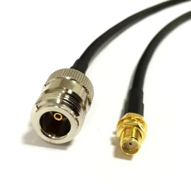 1pcs 0.5m/1m/3m/10m Long RG58 (SYV50-3-1) N Female to RP-SMA Female Plug RF Coaxial Jumper Pigtail Cable For Radio Wifi Antenna